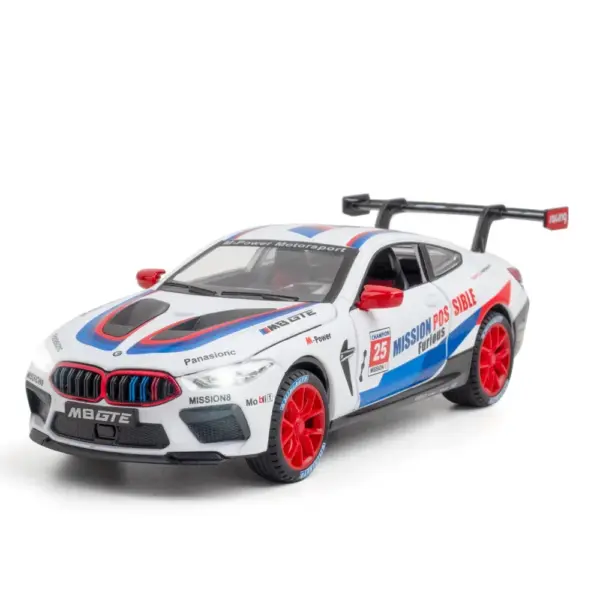 1:24 BMW M8 GTE Diecast Model Race Car - Image 5