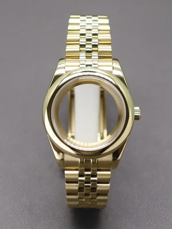 Gold Watch Case and Band for Seiko Miyota - Image 9