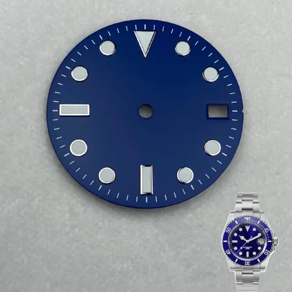 28.5mm C3 Luminous Dial for NH35 Eta 2824 - Image 2