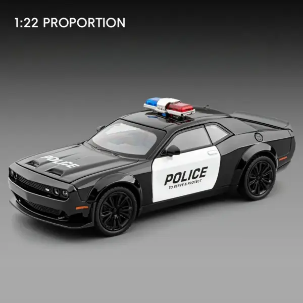 1:22 Alloy Dodge Challenger SRT Hellcat Model - Image 9