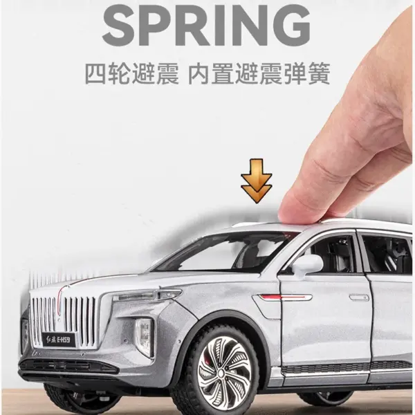 1:24 Diecast Alloy Hongqi E-HS9 Model Car - Image 5