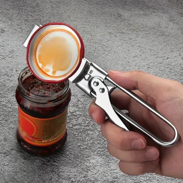 Adjustable Stainless Steel Jar and Bottle Opener - Image 5