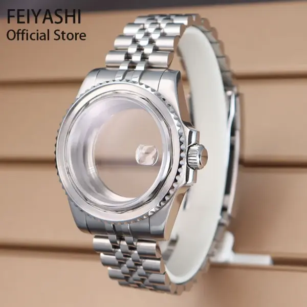 40mm Stainless Steel Watch Case for Seiko - Image 2