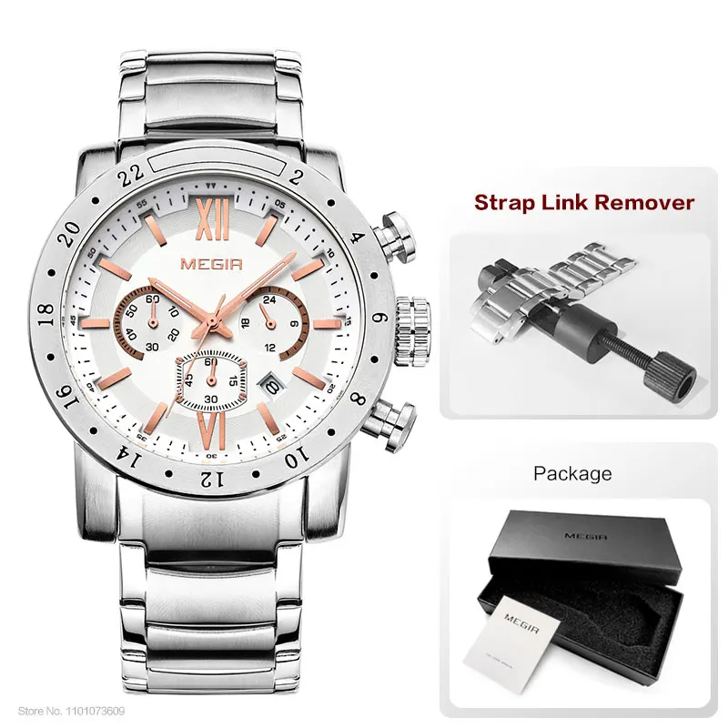 MEGIR 3008G Men's Quartz Luminous Watch 7 MEGIR 3008G Men's Quartz Luminous Watch - Image 7