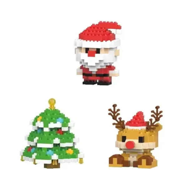 Santa Claus Micro Building Block Decoration - Image 7