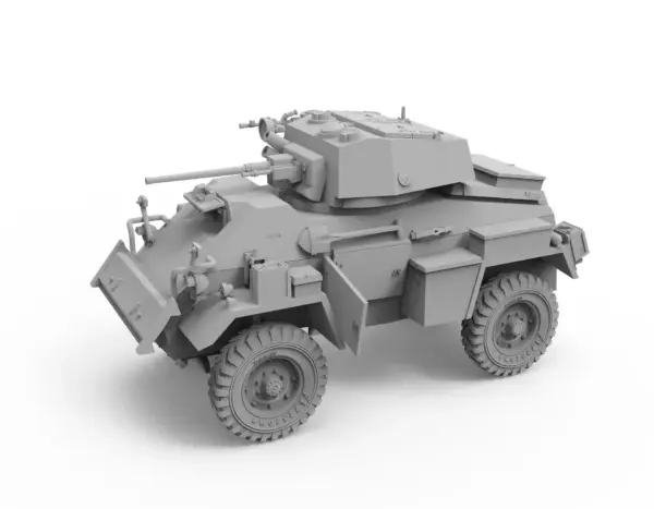 1/72 Scale Humber Armoured Car Mk.IV Model Kit - Image 4
