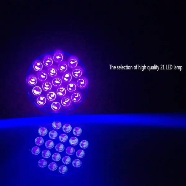 21 LED UV Blacklight Flashlight for Pets - Image 5