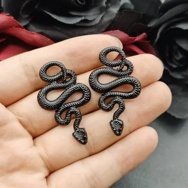 5Pcs Snake Charms Pendant for Jewelry Making - Image 5