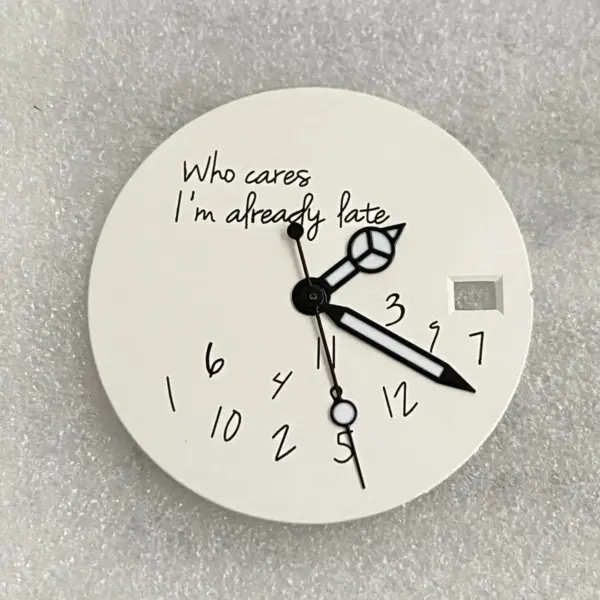 28.5mm DIY Watch Dial for NH35/4R36 Movement - Image 4
