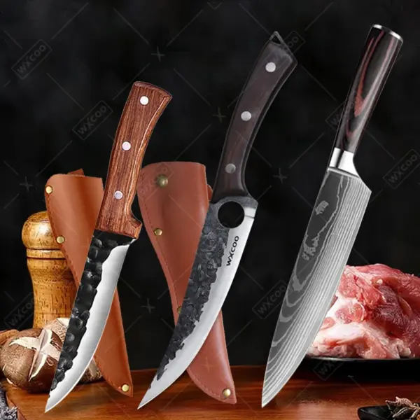 Handmade Stainless Steel Chef Knife Set