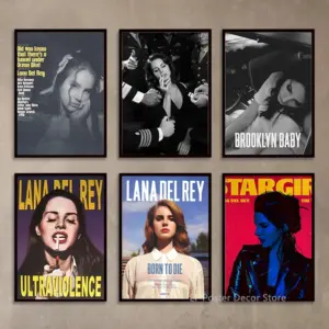 Lana Del Rey Aesthetic Art Poster Unframed 17 S88fa0955e18e4fdc8b826846bdc157adw 3