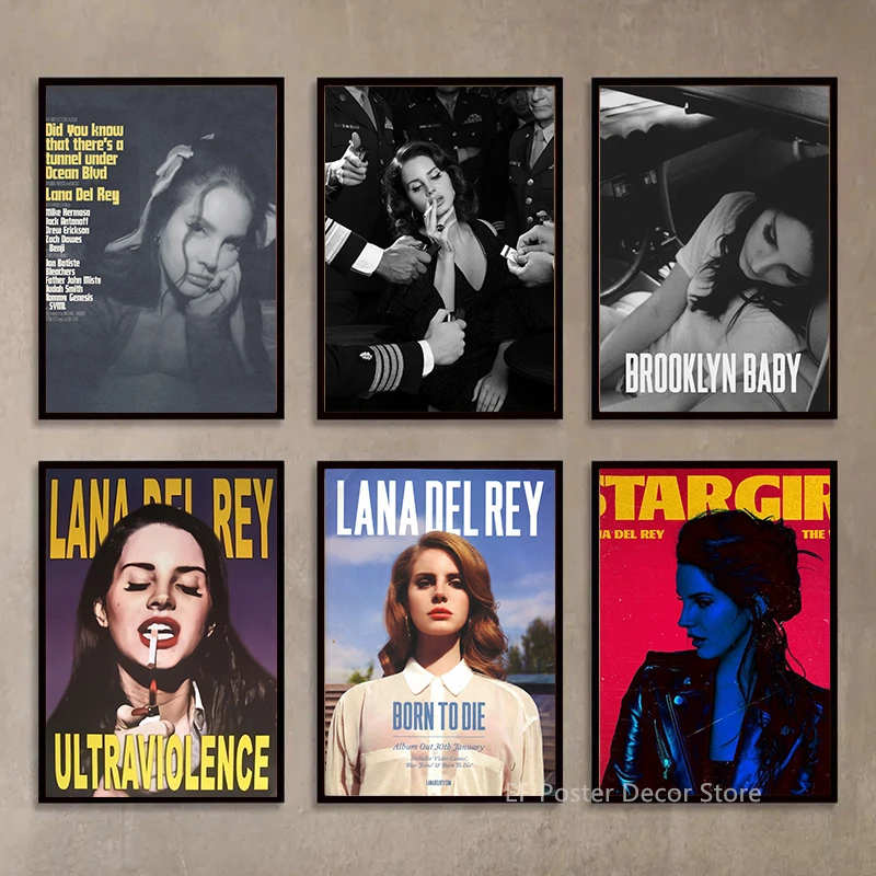 Lana Del Rey Aesthetic Art Poster Unframed 6 Lana Del Rey Aesthetic Art Poster Unframed - Image 6