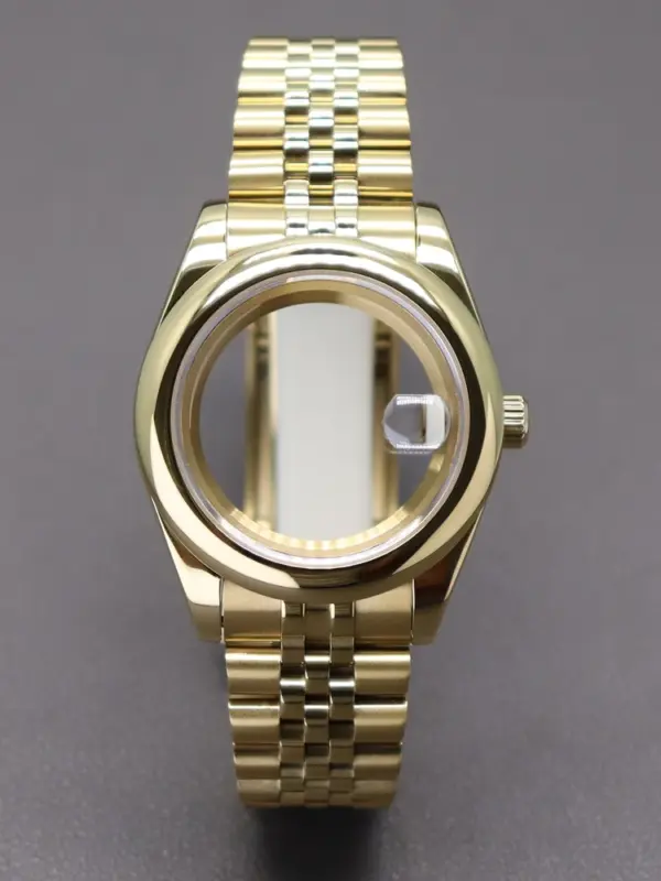 Gold Watch Case and Band for Seiko Miyota - Image 10