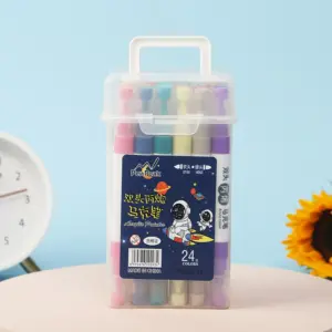 60 Color Dual Tip Acrylic Paint Markers 17 S893399ab948d4af3a6307a5e9084a80aU