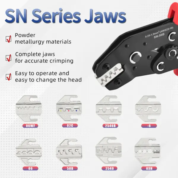 Mini Crimping Tool with 4mm Jaws - Image 5
