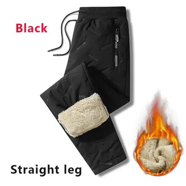 Men's Winter Plush Fleece Sweatpants - Image 8