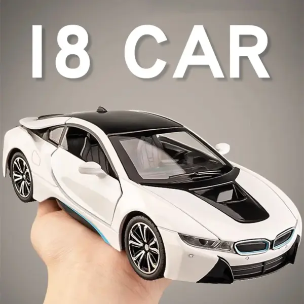 1:22 BMW i8 Diecast Model with Sound & Light