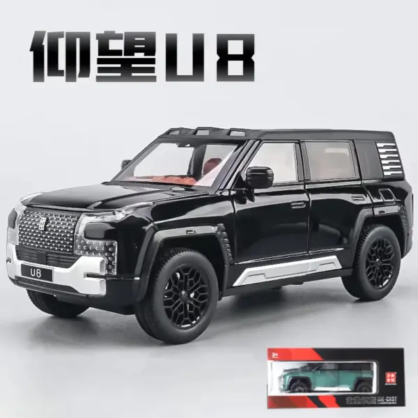 1:24 BYD U8 Diecast Car Model with Lights - Image 7