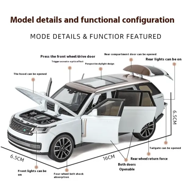 1:32 Scale Alloy Land Rover Range Rover Model - Image 2