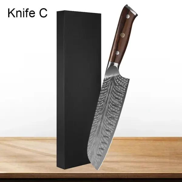 Professional Chef's Damascus Steel Kitchen Knife - Image 11