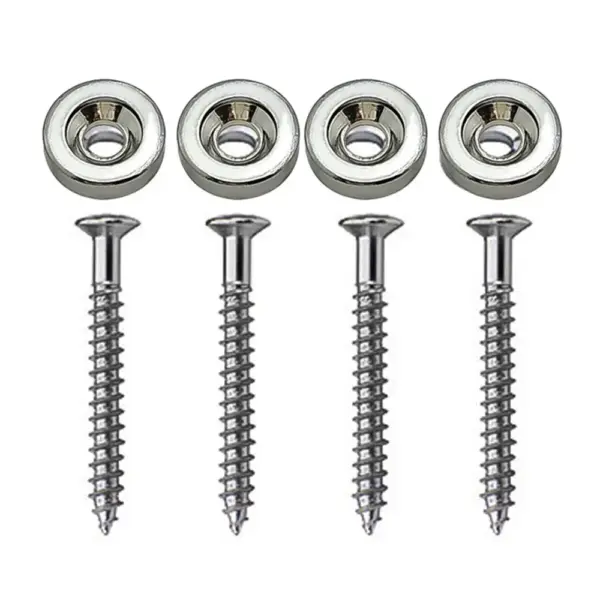 4Pcs Electric Guitar Neck Mounting Ferrules Set - Image 3
