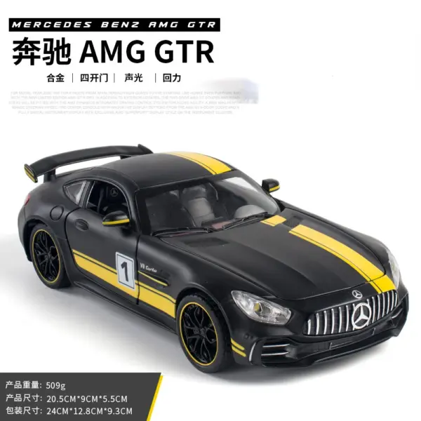 1:24 Mercedes-Benz AMG GTR Diecast Car Model - Image 12