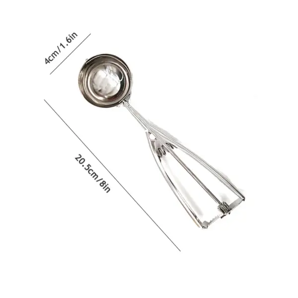Stainless Steel Ice Cream Scoop Kitchen Tool - Image 7
