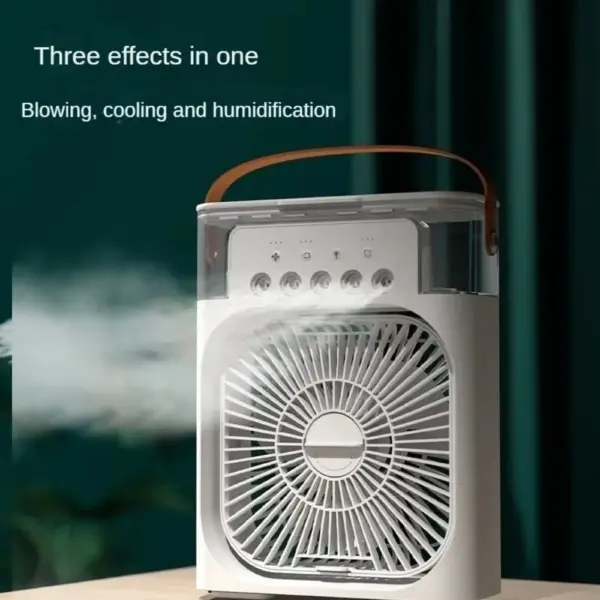 Portable USB Desktop Humidifier Fan with Timer - Image 3