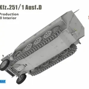 1/35 Scale German Sd Kfz.251/1 D Model Kit 10 S8aa8b4413f9046a4906c5505fcab69650