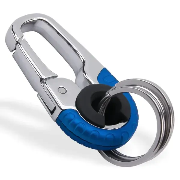 Zinc Alloy Car Keychain Ring with Hook - Image 12
