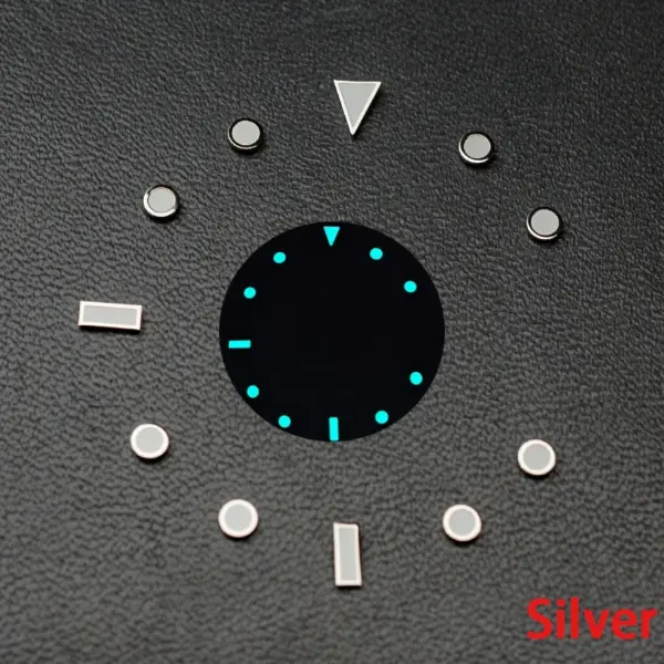 Blue Green Luminous Watch Dial for Seiko SKX - Image 7