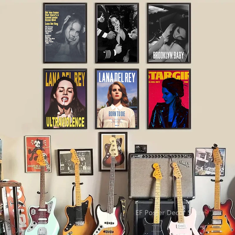 Lana Del Rey Aesthetic Art Poster Unframed 4 Lana Del Rey Aesthetic Art Poster Unframed - Image 4