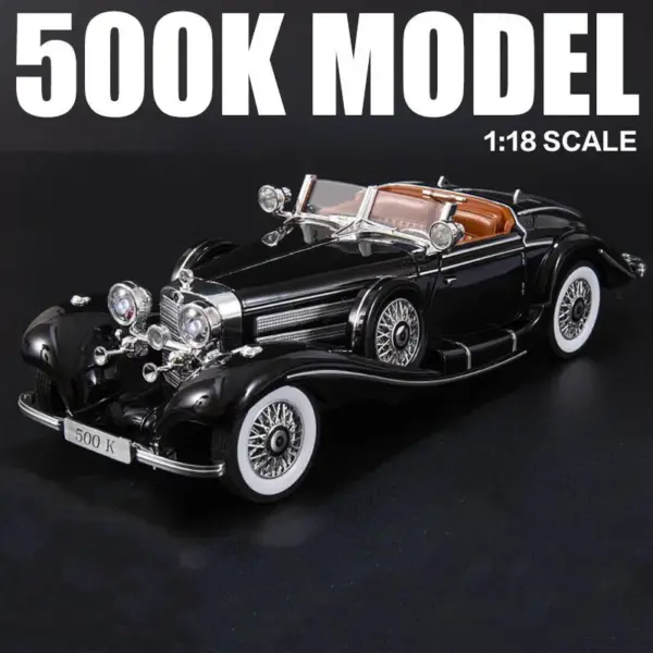 1:18 Mercedes-Benz 500K Diecast Model Car - Image 7