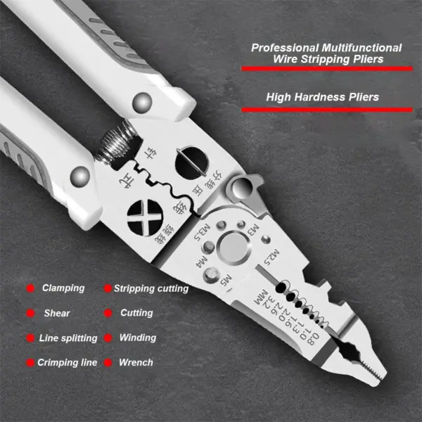 Multifunctional Wire Stripping Pliers Tool - Image 3