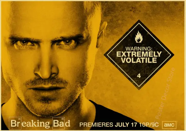 Breaking Bad Retro Canvas Wall Art Poster - Image 26