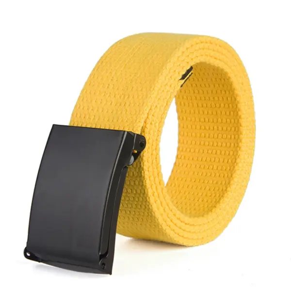 Unisex Nylon Canvas Casual Belt 120cm - Image 16