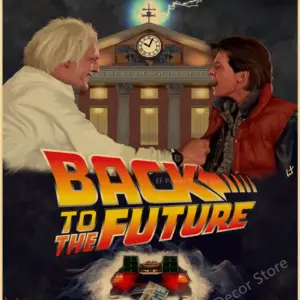 Vintage Back To The Future Movie Poster Print 84 S8c037bab66954d72a8299d8ccab6f71f9 1