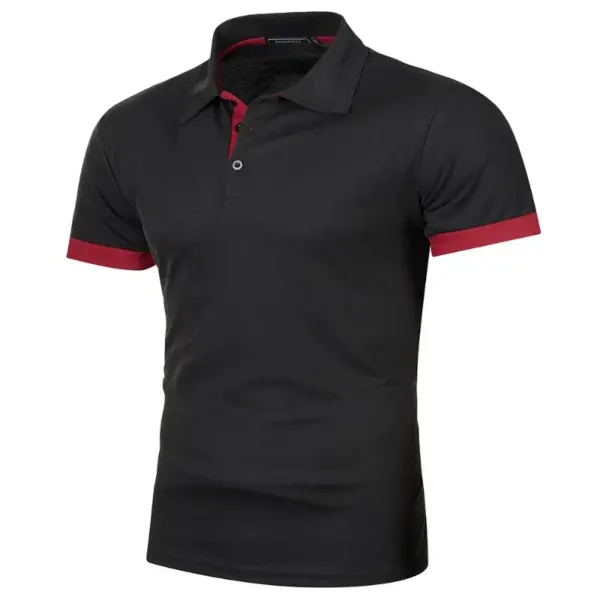 Mens Lightweight Short Sleeve Polo Shirt - Image 2