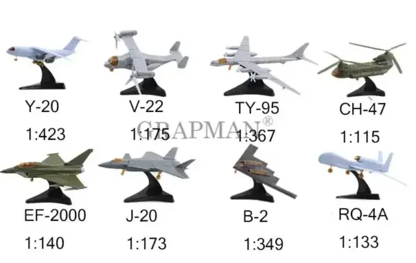 4D Military Model Kits Fighter Collection Set - Image 2