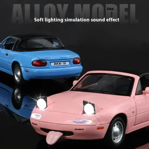 1:24 Mazda MX-5 Diecast Sports Car Model - Image 5