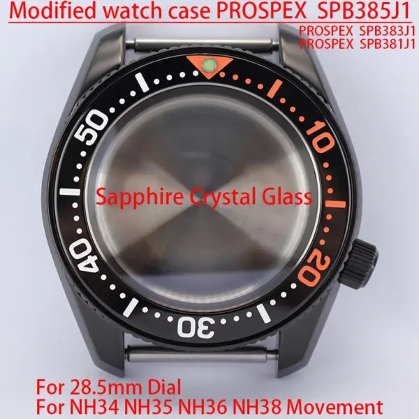 42mm Modified Watch Case for Seiko Movement - Image 4