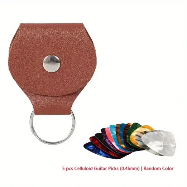Guitar Pick Storage Bag with 5 Picks - Image 6