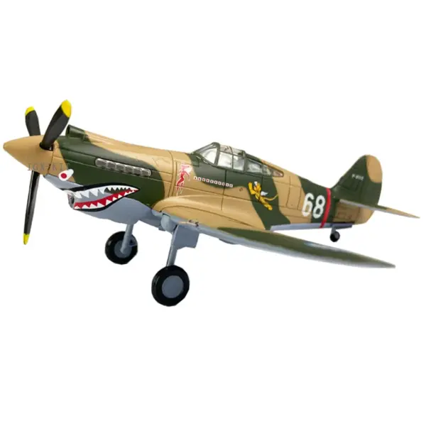 1/72 WWII Curtiss P40 Warhawk Diecast Model - Image 5