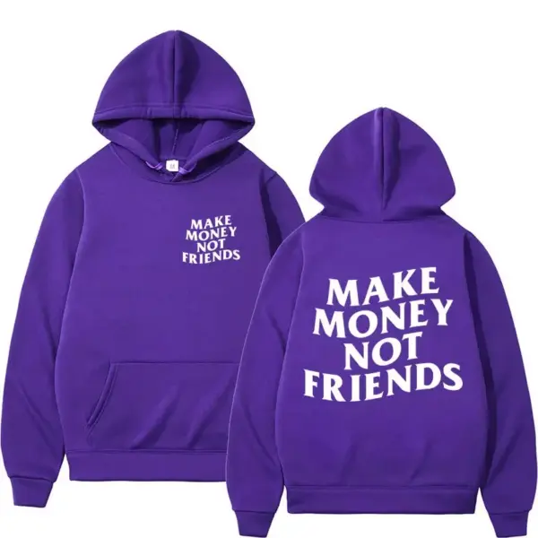 Need Money Letter Print Oversized Hoodie - Image 7