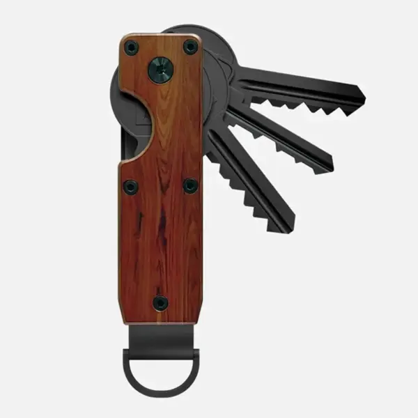 Vintage Key Organizer Pouch Wallet Keychain - Image 17