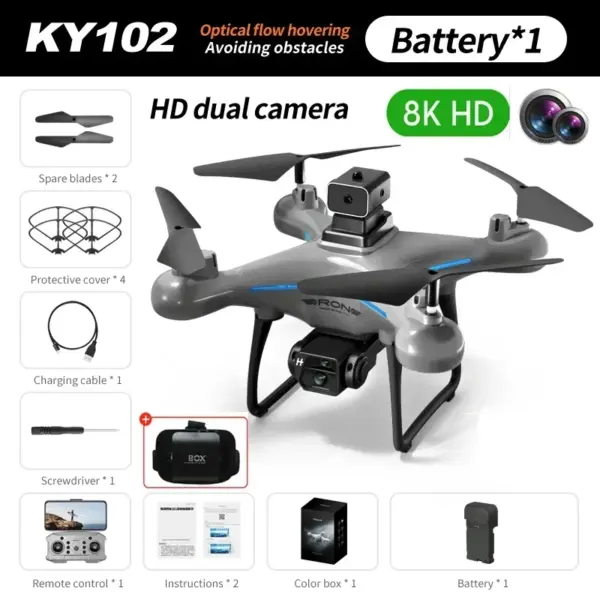 KY102 8K Camera Drone with Remote Control - Image 7