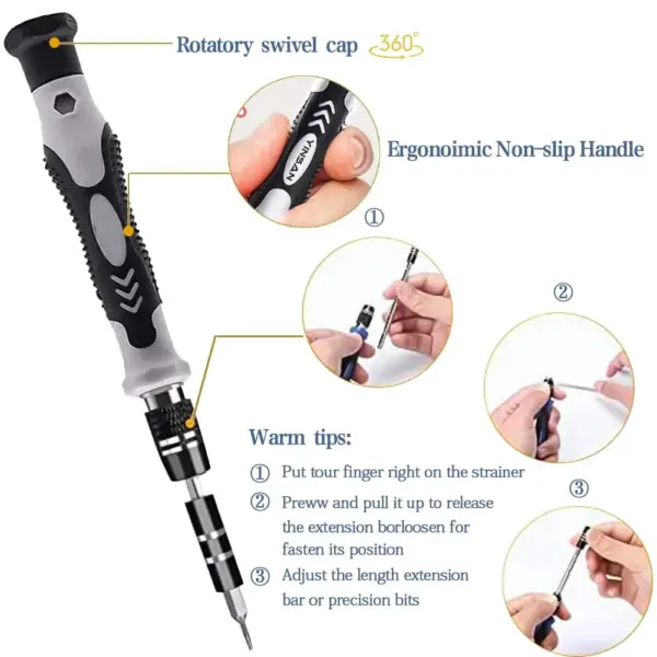 115 in 1 Precision Screwdriver Set for Electronics - Image 3