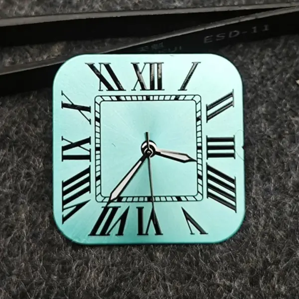 Square NH35 Watch Dial Set with Needle - Image 7