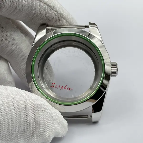 40mm Stainless Steel Watch Case for NH35 NH36 - Image 2