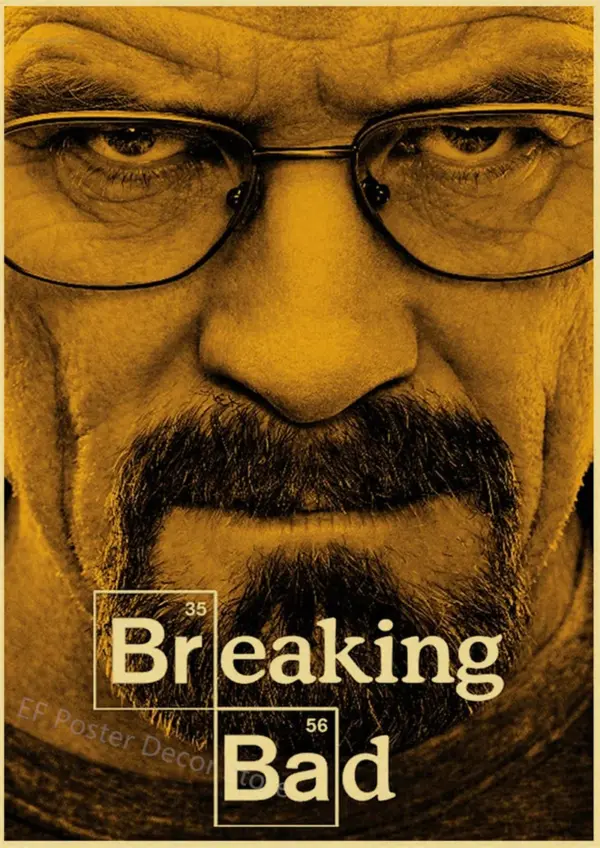 Breaking Bad Retro Canvas Wall Art Poster - Image 45